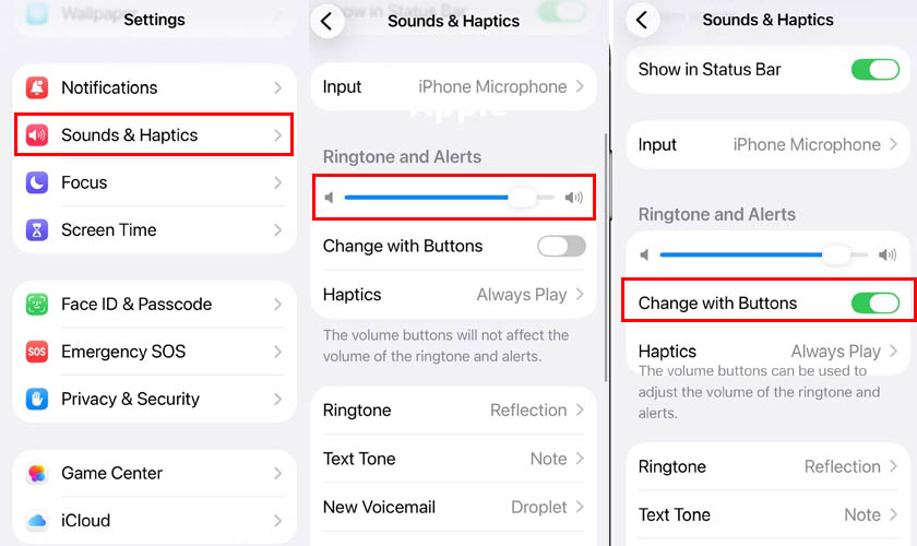 Cách khắc phục nhạc chuông iPhone 12 Pro Max bị nhỏ