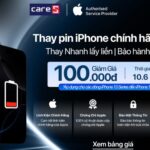 thay pin iphone chính hãng giảm giá 100K