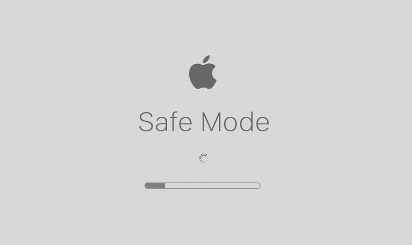Kiểm tra trong Safe Mode