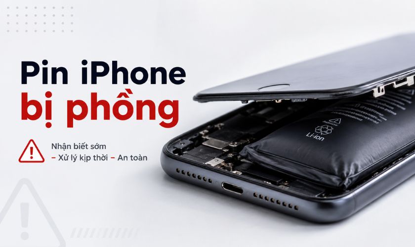 Dấu hiệu nhận biết điện thoại bị chai pin