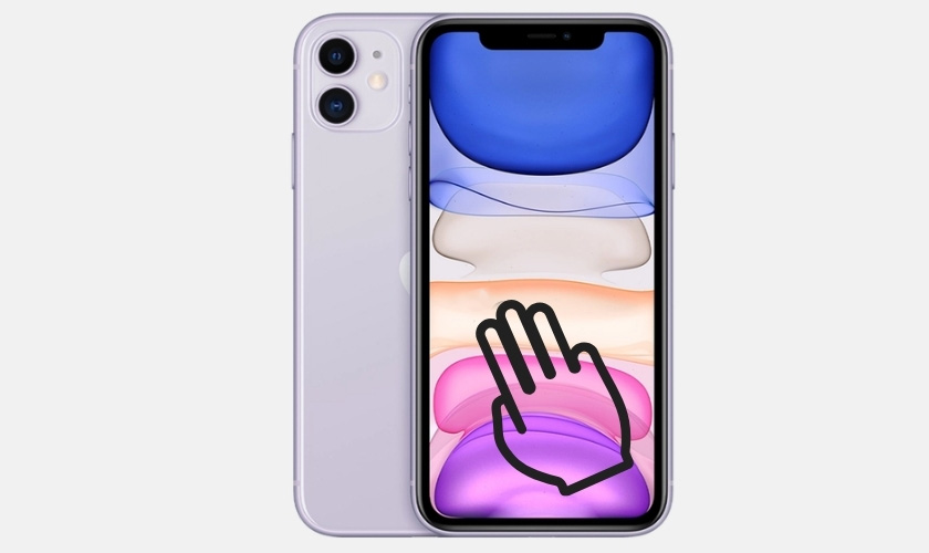 Thao tác hai lần bằng ba ngón tay giúp thoát nhanh chế độ Thu phóng trên iPhone