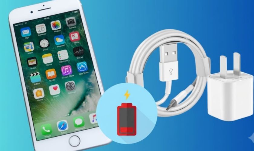 Cách khắc phục iPhone 7 sạc không vào pin