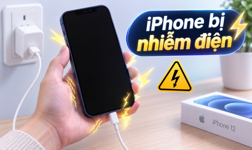 iPhone bị nhiễm điện khi sạc