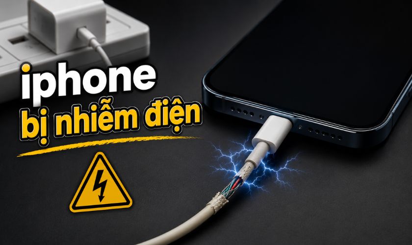 Cáp sạc nứt, đứt hoặc đầu nối hư hỏng