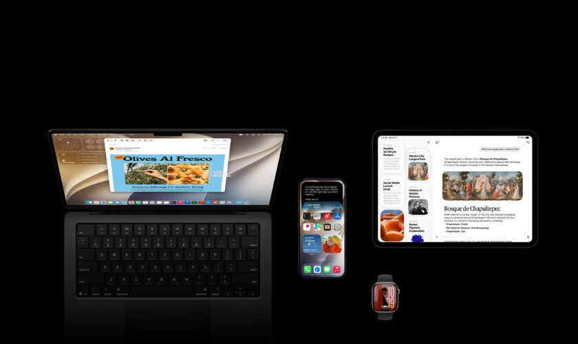Điều kiện kết nối iPhone với MacBook