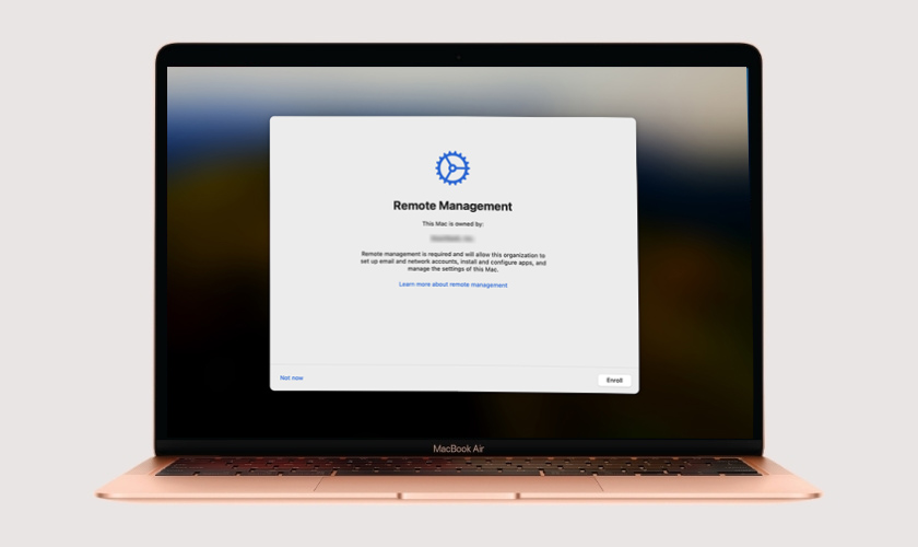 Dấu hiệu MacBook bị dính MDM