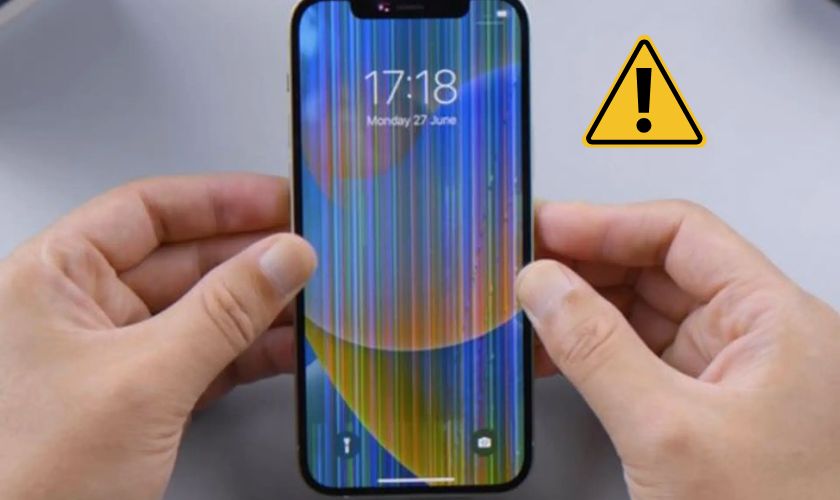 Màn hình điện thoại bị nhiễu là gì