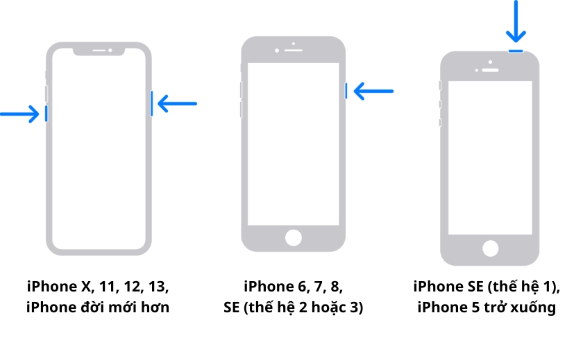 Khởi động lại iPhone