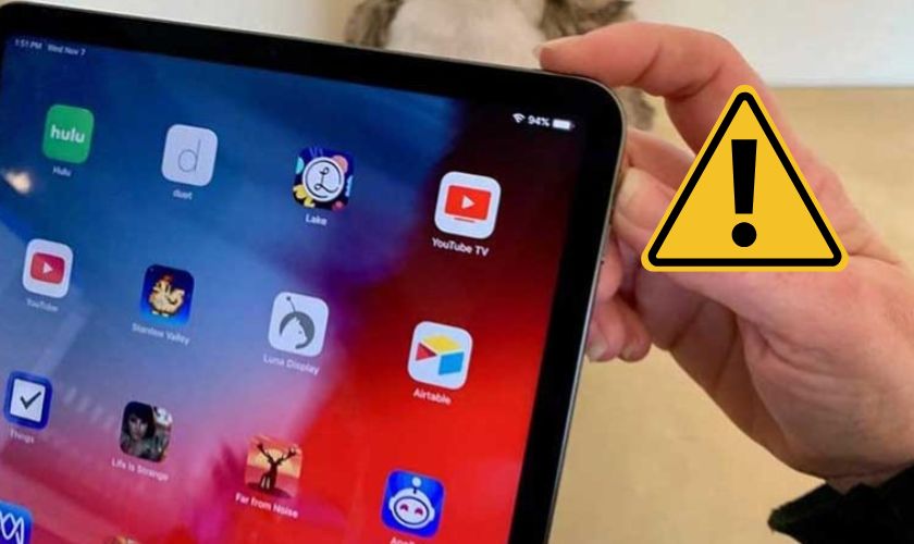 Khi nào cần mang iPad đi sửa nút nguồn