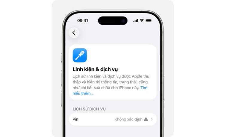iPhone báo linh kiện không xác định ở những bộ phận nào