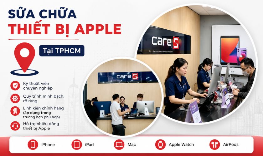 Hệ thống cửa hàng CareS và cách đặt lịch trước khi đến