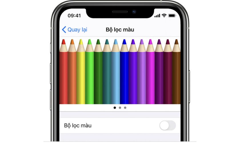 Tùy chỉnh bộ lọc màu iPhone