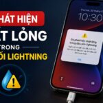 Cách sửa lỗi đã phát hiện chất lỏng trong đầu nối Lightning nhanh chóng