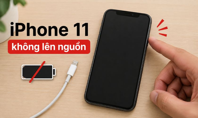 iPhone 11 bị tắt nguồn bật không lên