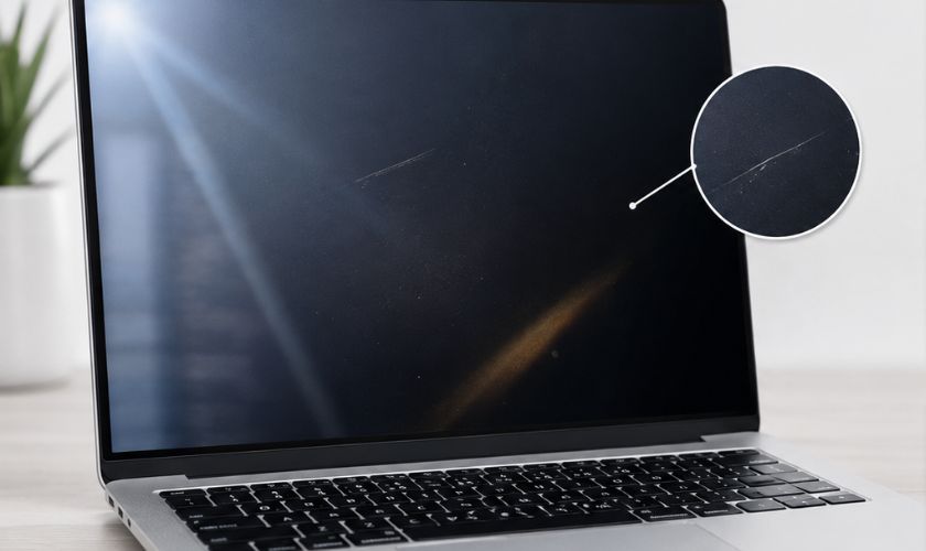 Màn hình laptop bị trầy