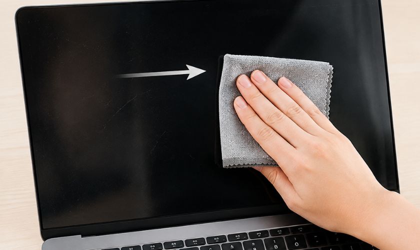 Cách xử lý màn hình laptop bị trầy nhẹ