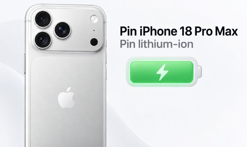 Pin iPhone 18 Pro Max có gì đáng chú ý