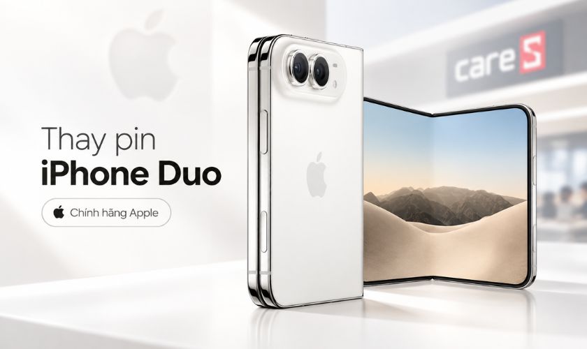 Vì sao nên ưu tiên thay pin iPhone Duo chính hãng Apple