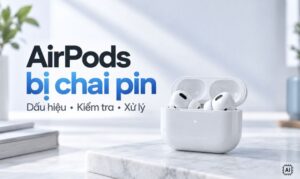 AirPods bị chai pin: Dấu hiệu, cách kiểm tra và xử lý